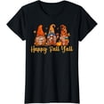 thumbnail image 1 of Happy Fall Yall Fall Autumn Gnomes Pumpskin Spice Womens T-Shirt, 1 of 3