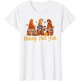 thumbnail image 1 of Happy Fall Yall Fall Autumn Gnomes Pumpskin Spice Womens T-Shirt, 1 of 3