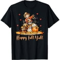 thumbnail image 1 of Happy Fall Yall Scarecrow Pumpkin Thanksgiving Halloween T-Shirt, 1 of 3