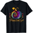 thumbnail image 1 of Happy Fall yall Tie Dye Pumpkin Its Fall Yall Women Fall T-Shirt, 1 of 3
