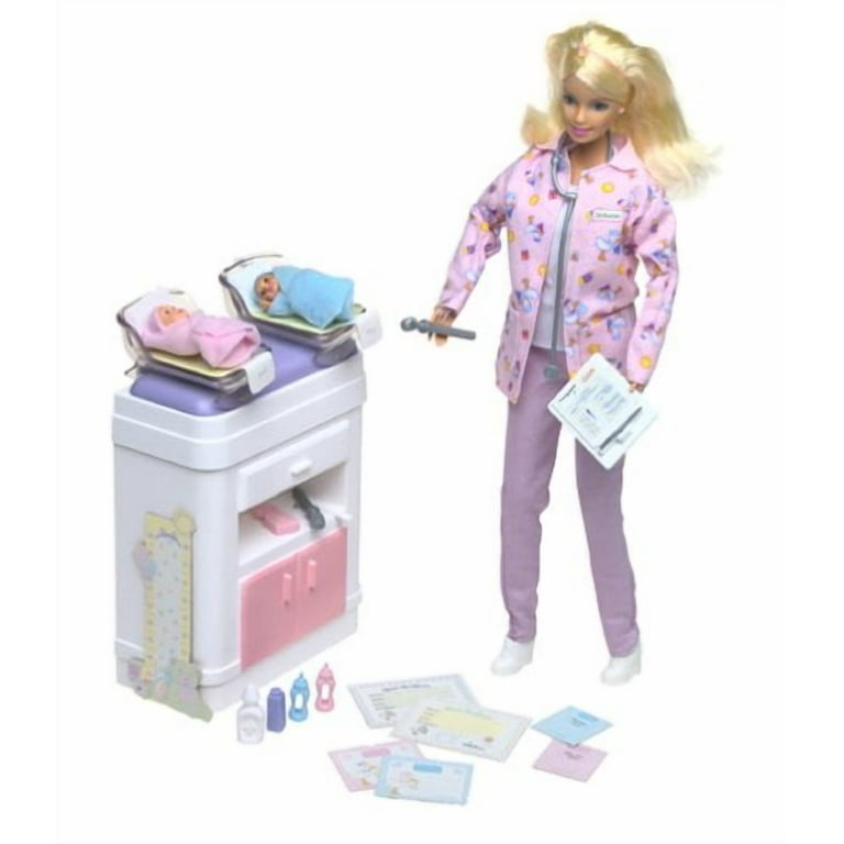 Barbie Hospital Baby Doctor Barbie Set Baby Doctor Doll Barbie