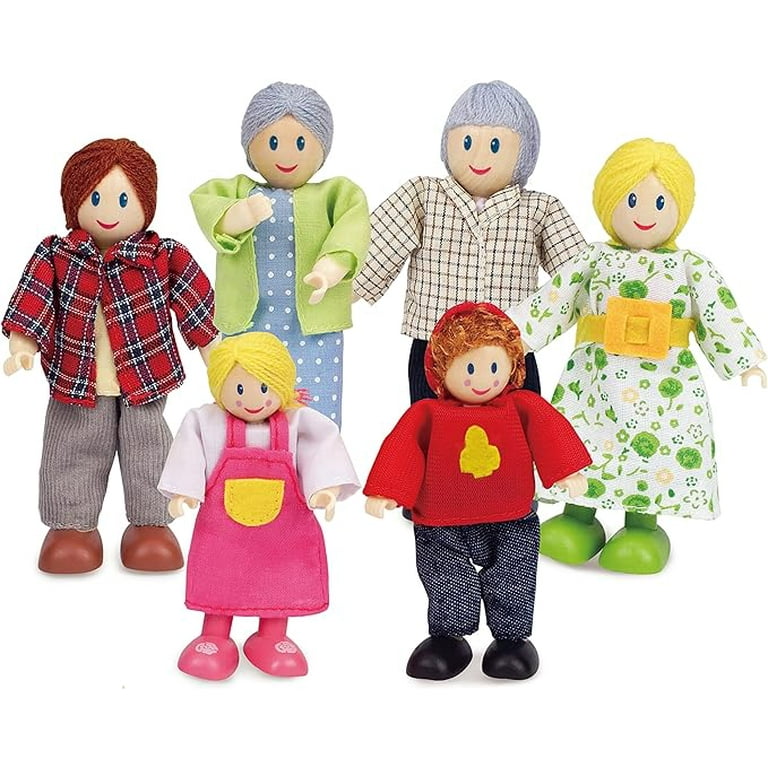 Happy Family Dollhouse Set by Hape Award Winning Doll Family