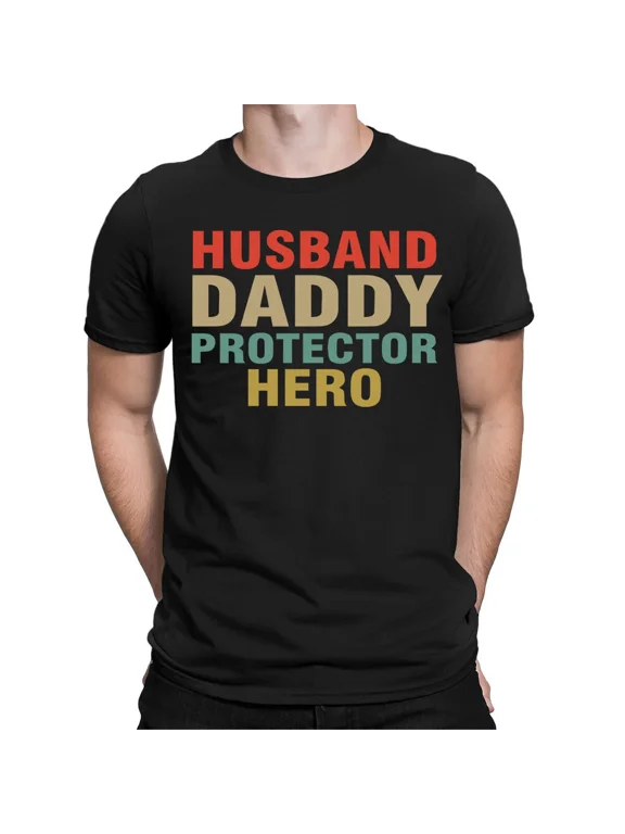 Happy Father Day Birthday Gift For best Dad Daddy Hero Papa Men Tee T-Shirt #FD