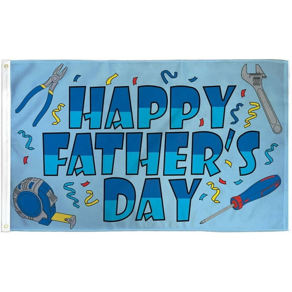 Happy Father'S Day Flag 3X5Ft For Dad Appreciation Flag Dia De Padres Bandera
