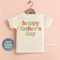 thumbnail image 1 of Happy Father'S Day Shirt, 1St Father'S Day Gift For Toddler, Father'S Day Tees For Kids, Daddy And Me Apparel, TODDLER SHORT SLEEVE TEE BELLA CANVAS 3001T, 1 of 3