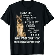 Happy Father's Day 2024 German Shepherd Dad dog Lover T-Shirt