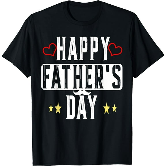 Happy Father's Day 2024 for Men Dad Grandpa Love T-Shirt