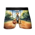 thumbnail image 1 of Happy Father's Day Airedale Terrier Playing Basketball with Best Dad Jersey All Over Print Boxer Briefs Underwear for Men Dad Dale Waterside Dog Lover - 13006, 1 of 6