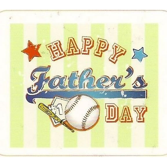 Happy Father's Day Baseball ~ Edible Cake Topper