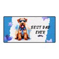 thumbnail image 1 of Happy Father's Day Best Airedale Terrier Cool Dad Ever Desk Mat Full Keyboard Mouse Pad Dale Waterside Dog Lover Large Mousepad - 12007, 1 of 5