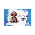 thumbnail image 1 of Happy Father's Day Best Dachshund Cool Dad Ever Indoor Rug Wiener Dog Lover Gifts Idea Carpet Living Bed Room Sofa Home Decor - 12007, 1 of 5