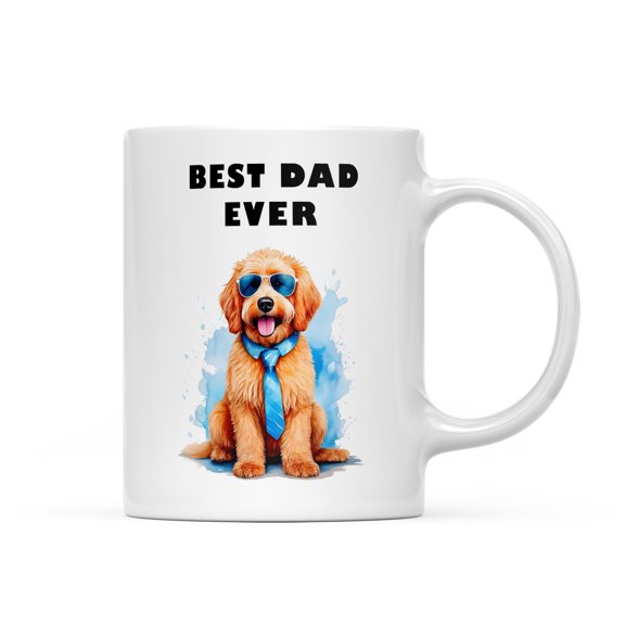 Happy Father's Day Best Goldendoodle Cool Dad Ever Mug Doodle Dog Lover Gifts Idea Coffee Tea Cup - 12007