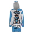 thumbnail image 1 of Happy Father's Day Best Schnauzer Cool Dad Ever All Over Print 3D Hooded Duffle Toggle Coat Miniature Schnauzer Dog Lover - 12007, 1 of 6