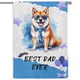 thumbnail image 1 of Happy Father's Day Best Shiba Inu Cool Dad Ever House Flag 28x40in Double Sided Shibas Dog Lovers Gifts Idea Outdoor Decor - 12007, 1 of 5