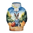 thumbnail image 1 of Happy Father's Day Boston Terrier Playing Basketball with Best Dad Jersey All Over Print 3D Hoodie Unisex Merch Hoodies Gentleman Dog Lover Gifts - 13006, 1 of 6