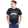 thumbnail image 1 of Happy Father's Day Dad Mustache Men's Graphic T Shirt Tees Brisco Brands L, 1 of 5