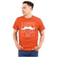thumbnail image 1 of Happy Father's Day Dad Mustache Men's Graphic T Shirt Tees Brisco Brands S, 1 of 6
