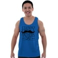 thumbnail image 1 of Happy Father's Day Dad Mustache Tank Top Sleeveless Tee Men Brisco Brands L, 1 of 6