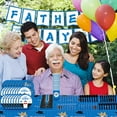 thumbnail image 1 of Happy Father's Day Disposable Tableware Set Fathers Day Decorations Father Day Table Decorations Father Day Party Supplies Father's Day Plates Tablecloth Streamer Cups Knives Spoons Fork Birthday, 1 of 4