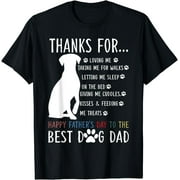 Happy Father's Day Dog Dad From Daughter Son And Wife T-Shirt