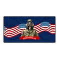 thumbnail image 1 of Happy Father's Day Honoring Veterans Afghan Hound in Army Uniform Desk Mat Full Keyboard Mouse Pad Dog Lover Large Mousepad - 13007, 1 of 5