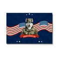 thumbnail image 1 of Happy Father's Day Honoring Veterans Siberian Husky in Army Uniform Horizontal Matte Canvas Poster Husky Dog Lover Gifts Wall Art Home Decor - 13007, 1 of 5