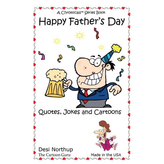Happy Father's Day: Jokes & Cartoons in Black and White