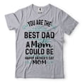 thumbnail image 1 of Happy Father's Day Mom Shirt Mothers Day Mom T-Shirt Mom Gifts Mother Shirt Single Mom Mother Tee (XX-Large Grey), 1 of 6