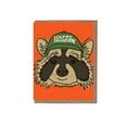 thumbnail image 1 of Happy Father's Day Raccoon Greeting Card - Adorable Design for Celebrating Dads - Blank Inside, 1 of 3