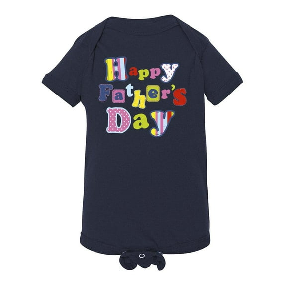 Happy Father's Day Text Bodysuit Infant -Image by Shutterstock, 6 Months