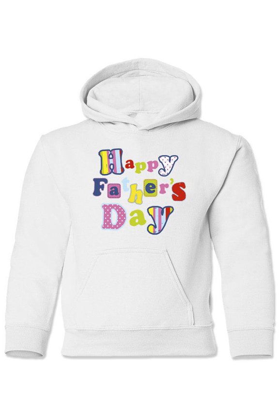 Happy Father's Day Text Hoodie Juniors -Image by Shutterstock, Small