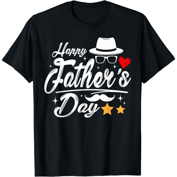 Happy Fathers Day 2024 Tshirt for Men Dad Papa Grandpa Love T-Shirt