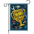 thumbnail image 1 of Happy Fathers Day Garden Flag 12.5x18 Double Sided Burlap Trophy Small Seasonal Yard Outdoor Flag for Father''s Day Decorations, 1 of 6