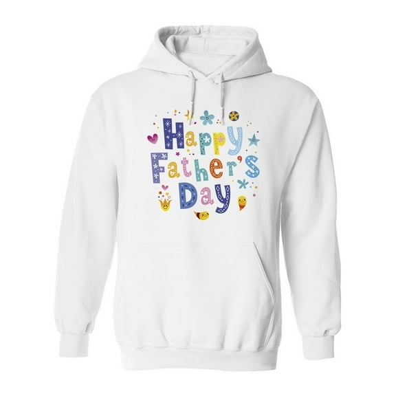 Happy Fathers Day Greeting Hoodie Men -Image by Shutterstock, Male XX-Large