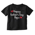 thumbnail image 1 of Happy Fathers Day Papa Grandfather Pop Youth T Shirt Tee Girls Infant Toddler Brisco Brands 12M, 1 of 5