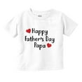 thumbnail image 1 of Happy Fathers Day Papa Grandfather Pop Youth T Shirt Tee Girls Infant Toddler Brisco Brands 5T, 1 of 5