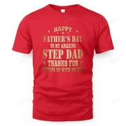 Happy Fathers Day To My Amazing Step Dad Humor Bonus Dad
