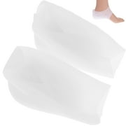 Happy Feet Insoles Height Increase Gel Inserts Non-Slip Socks 5.5cm White