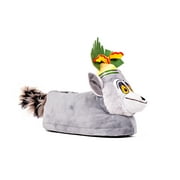 Happy Feet Kids Non-Skid Bootie Slipper, Flat Gray, S