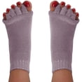 thumbnail image 1 of Happy Feet Toe Alignment Separator Socks, Prevent Foot Cramps and hammertoes, Toe Separator Massage Socks, 1 of 14
