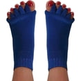 thumbnail image 1 of Happy Feet Toe Alignment Separator Socks, Prevent Foot Cramps and hammertoes, Toe Separator Massage Socks, 1 of 14