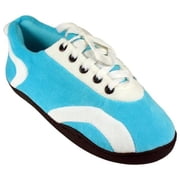 Happy Feet - Turquoise and White - All Around Slippers - 2XL