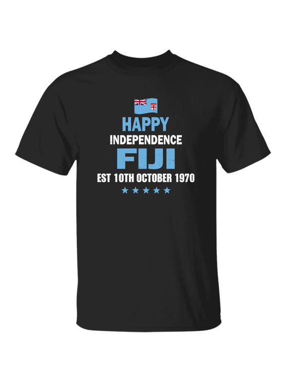Happy Fiji Flag Day Est 10Th October 1970 Fijian Proud Independence Celebration T-Shirt