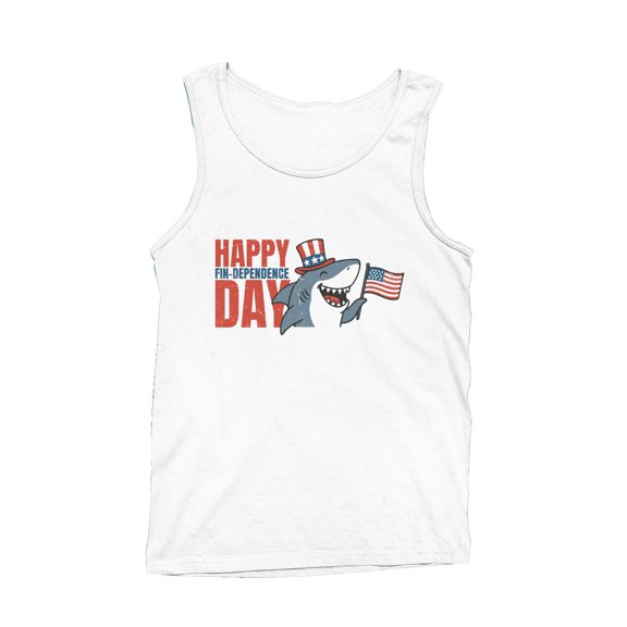 Happy Fin-dependence Day Design Men's Tank Top