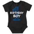 thumbnail image 1 of Happy First 1st Birthday Little Guy Bodysuit Jumper Boys Infant Baby Brisco Brands 6M, 1 of 6