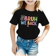 thumbnail image 1 of Happy First Day of Kindergarten Graphic T Shirt,Back to School Casual Cotton Short Sleeve Tee, Preschool First Day School Gift Basic Daily Wear Tops 3T-12T, 1 of 4
