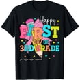 thumbnail image 1 of Happy First Day Of 3Rd Grade Girls Coquette Back To School T-Shirt Size S-5XL, 1 of 5