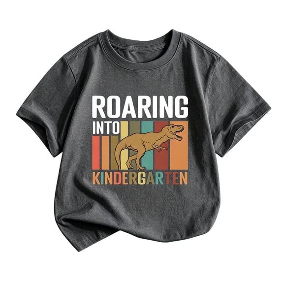 Happy First Day Of Kindergarten Shirt Kindergarten Shirts For Boys 2-13Y Kids School Season Tee Top