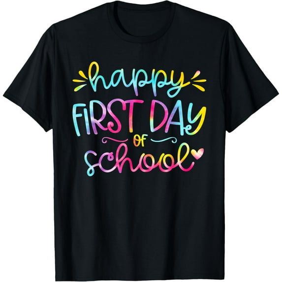Happy First Day Of School Back To School Students And T-Shirt