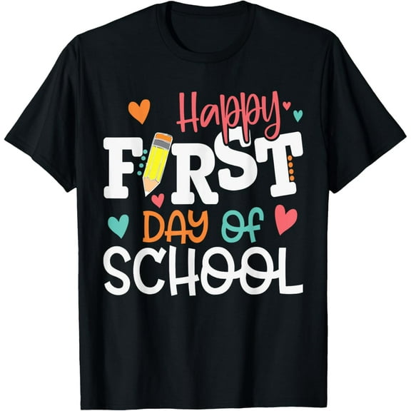 Happy First Day Of School Teacher Kids Back to School T-Shirt